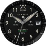 "Classic II" Realistic Analog Watch Face