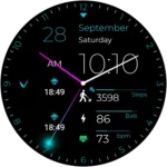 "Shine" Minimalist Hybrid Watch Face