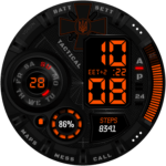 "Tactical-D UA" Digital Watch Face
