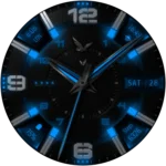 "Raven" Analog Classic Realistic Watch Face