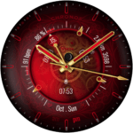 "Chronos" Analog Animated Watch Face