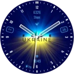 "Freedom of Ukraine" Free Analog Watch Face