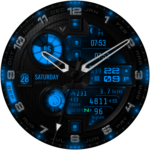 "Panther" Informative Hybrid Watch Face