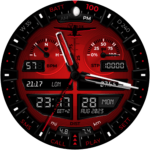 "Night Flier" Informative Hybrid Watch Face