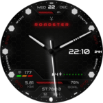 "Roadster" Informative Hybrid Watch Face